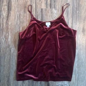 A new day velvet tank